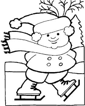 Winter Coloring Pages on Winter Coloring Pages  Fun Winter Images To Color