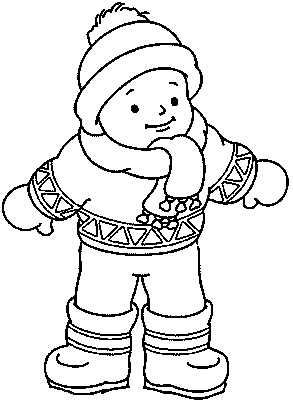 Kids Coloring Sheets on Winter Coloring Pages  Fun Winter Images To Color